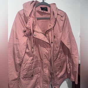 Beautiful Love Tree Dusty Pink Utility Jacket